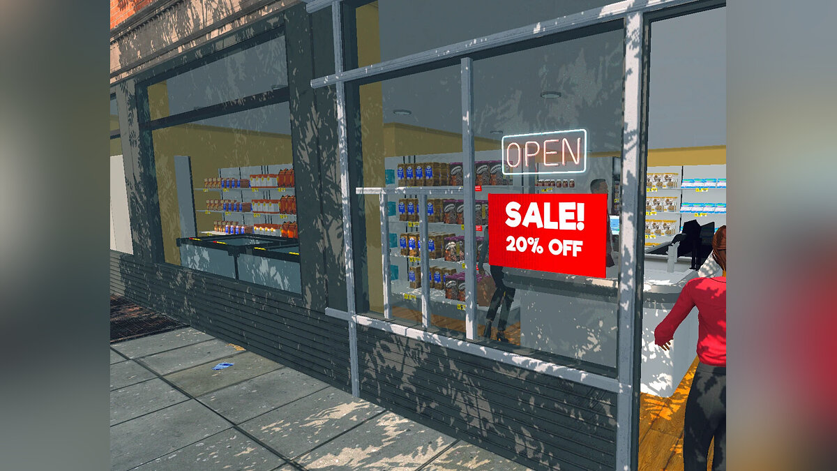 Supermarket Simulator — Discounts and sales