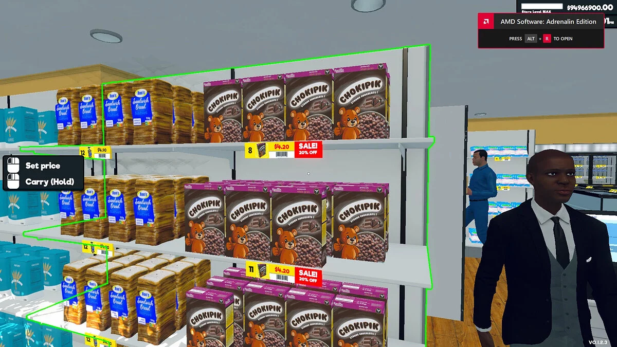 Supermarket Simulator — İndirimler ve Satışlar
