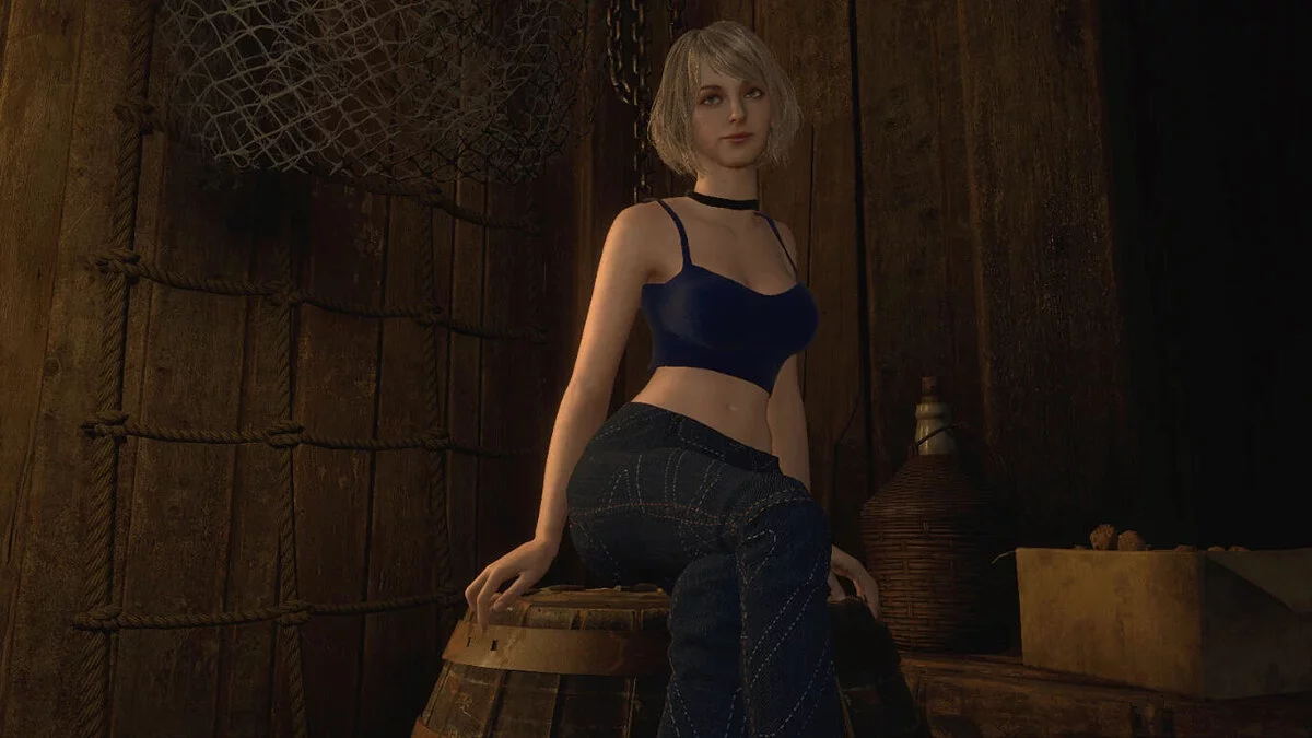 Resident Evil 4 Remake (2023) — Ashley için Modern Kıyafet