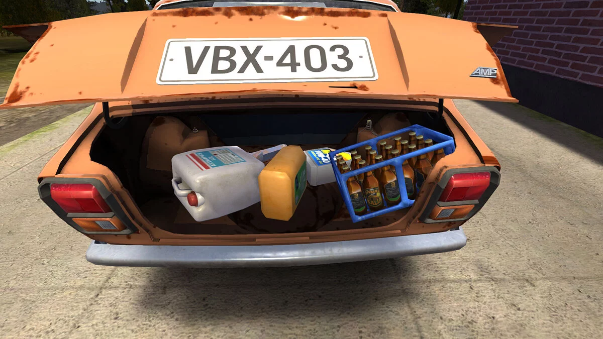 My Summer Car — Stok Satsuma, numaralar alındı, bagajda acil ihtiyaç eşyaları [23.03.2024]