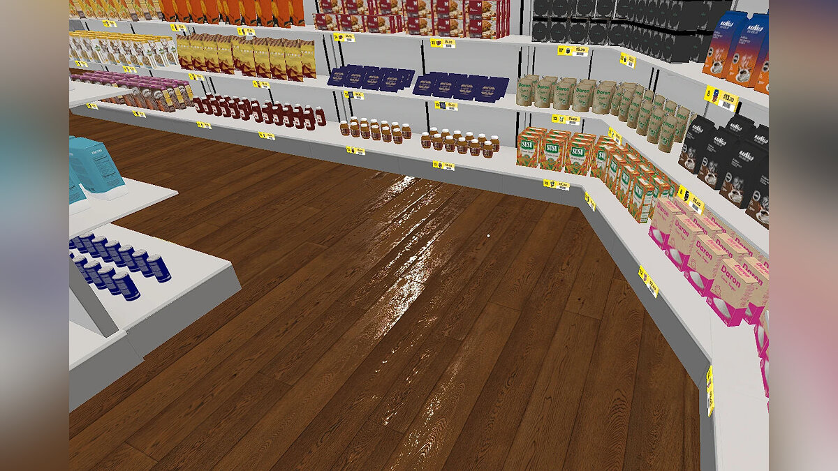 Supermarket Simulator — Wood floor texture HD