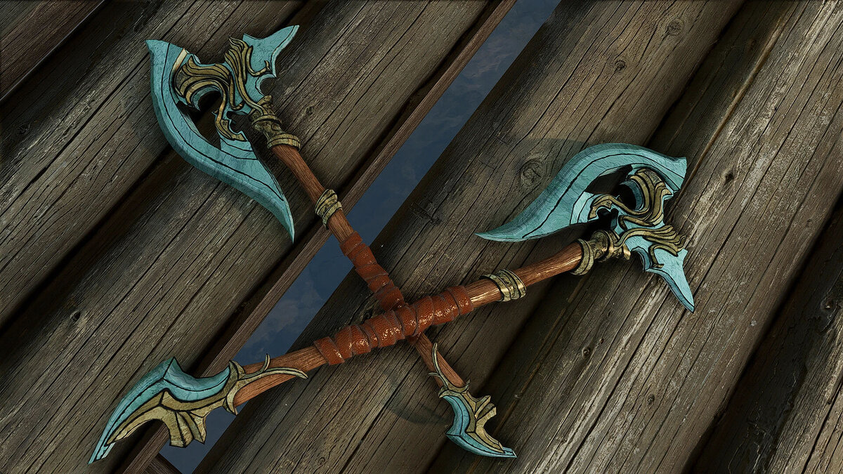 The Elder Scrolls 5: Skyrim Legendary Edition — Malachite ax