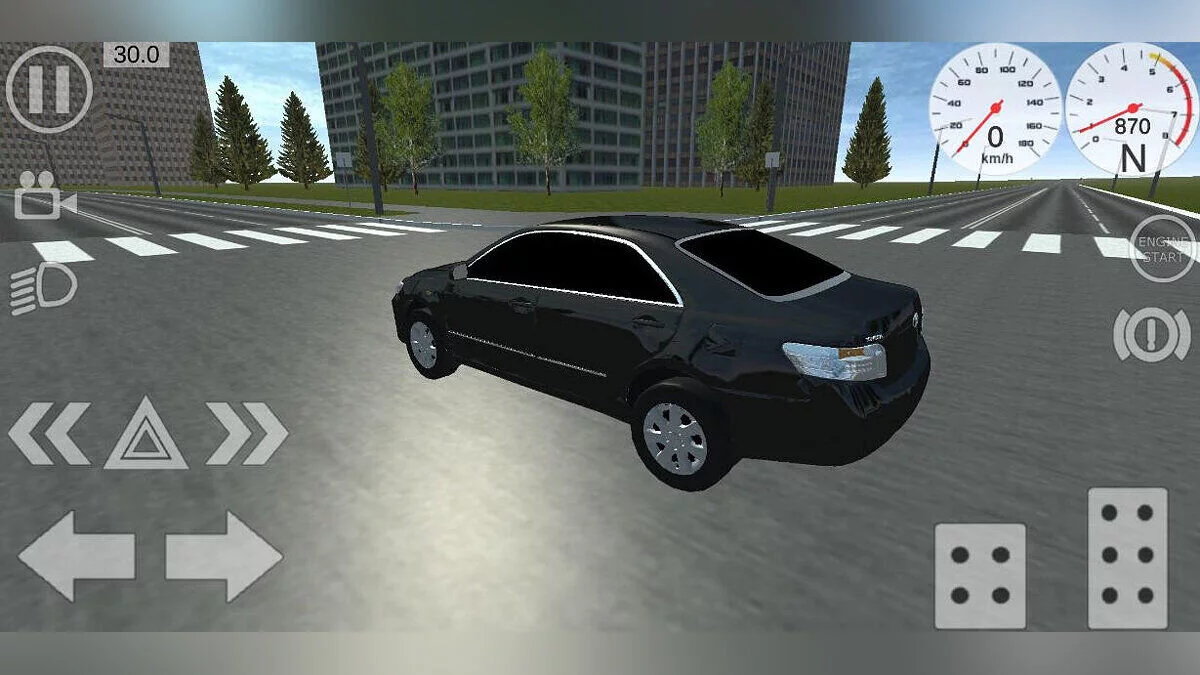 Simple Car Crash Physics Sim — Toyota Camry ACV40