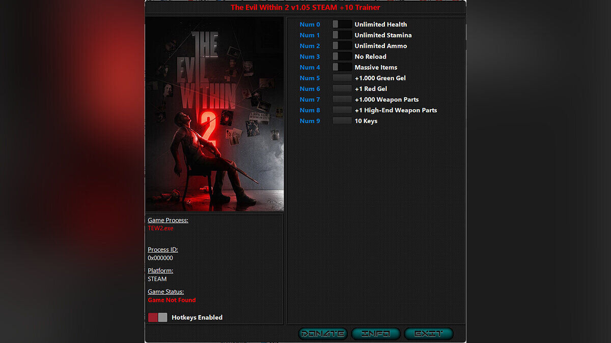 The Evil Within 2 — Trainer (+10) [1.0.5]