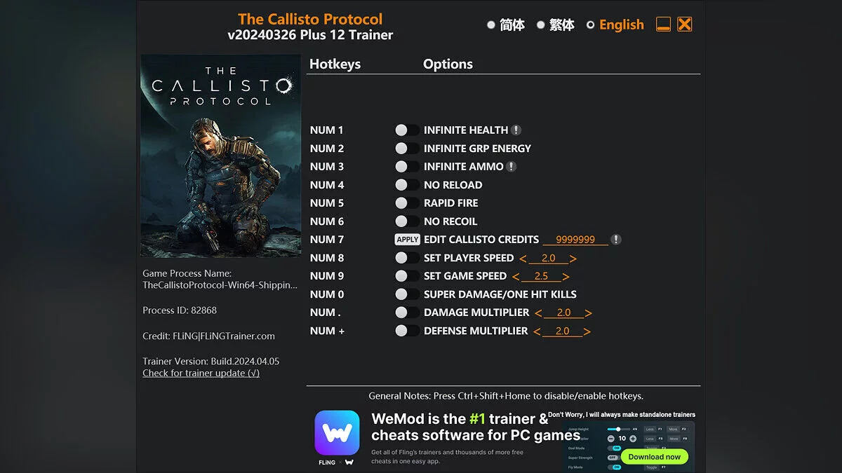 The Callisto Protocol — Entrenador (+12) [UPD: 26/03/2024]