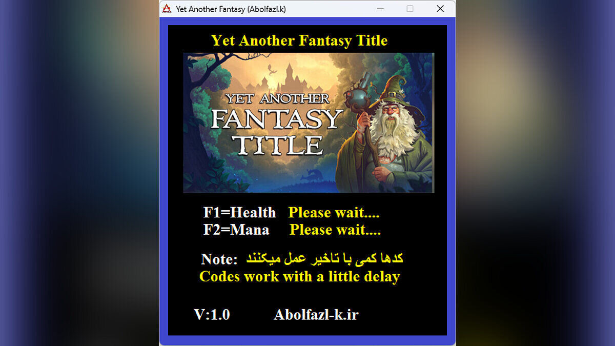 Yet Another Fantasy Title — Trainer (+2) [1.0]