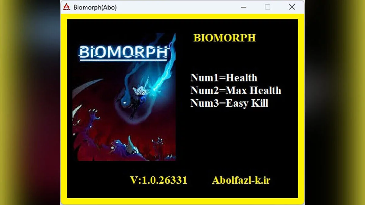 Biomorph — Trainer (+3) [1.0.26331]