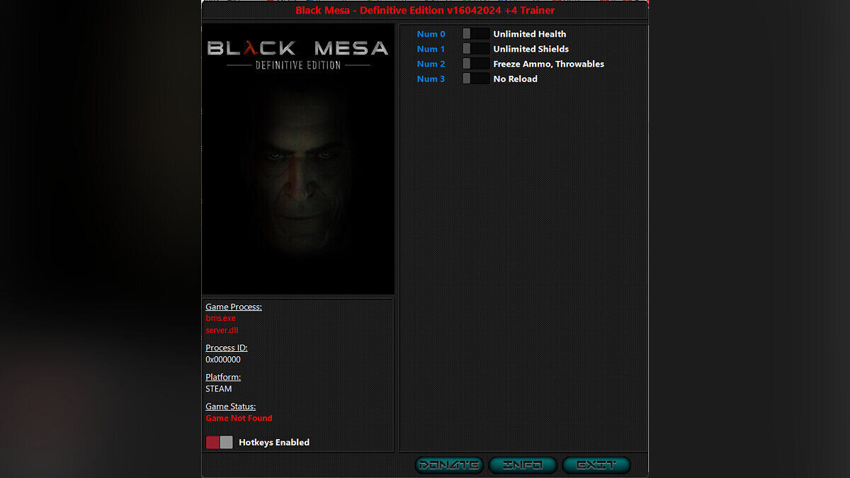 Black Mesa — Trainer (+4) [UPD: 04/16/2024] — Definitive Edition