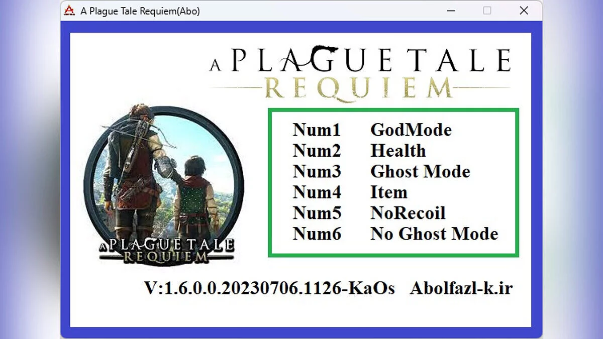 A Plague Tale: Requiem — Trener (+6) [1.6.0.0.20230706.1126]