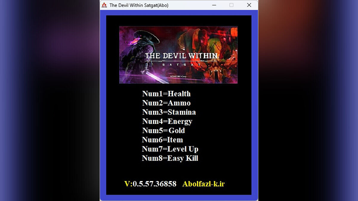 The Devil Within: Satgat — Trainer (+8) [0.5.57.336858]