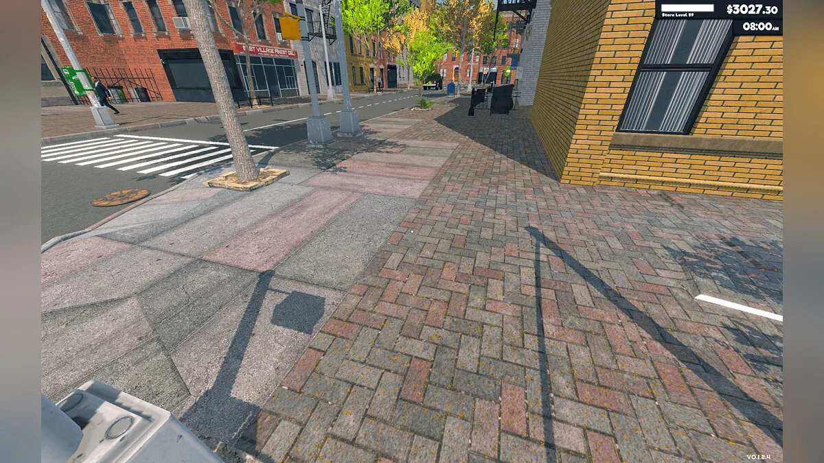 Supermarket Simulator — Geliştirilmiş Cadde