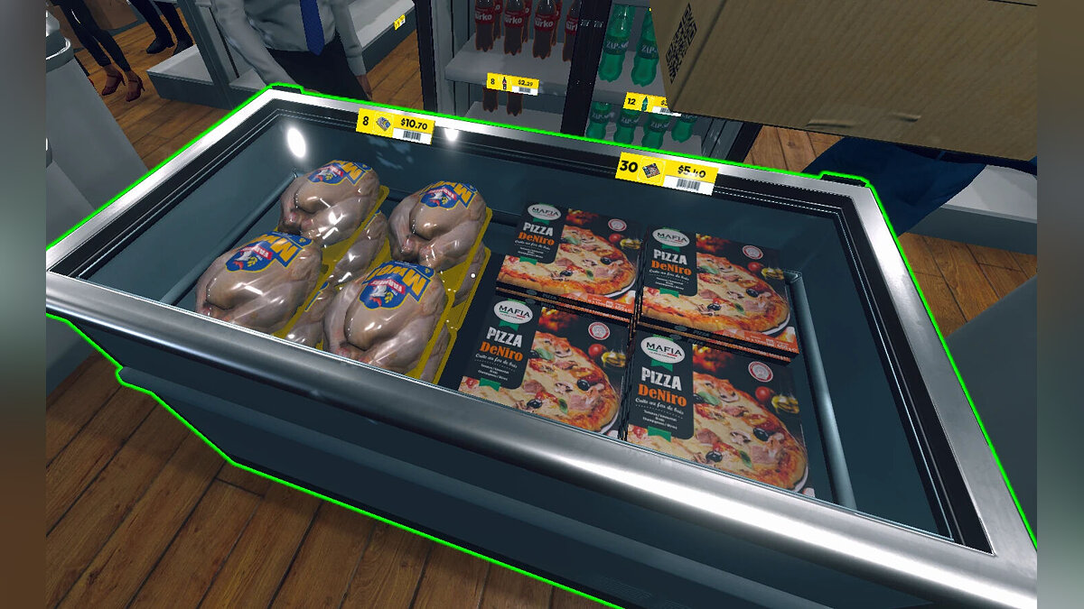 Supermarket Simulator — Enlarged freezer