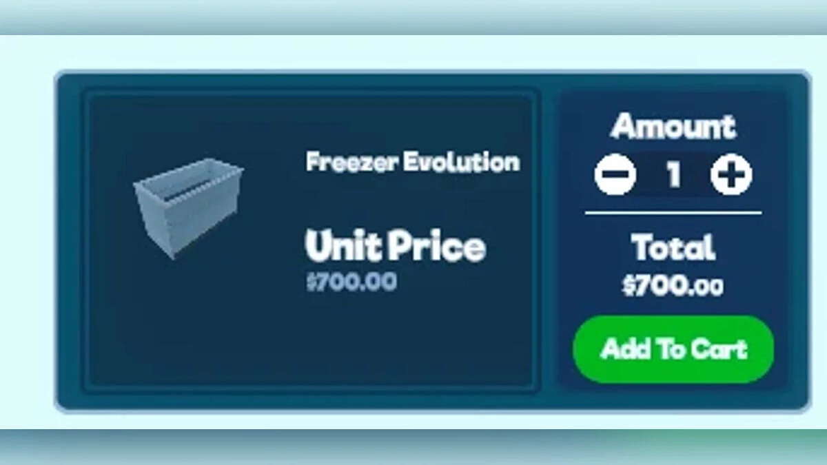 Supermarket Simulator — Büyütülmüş Dondurucu