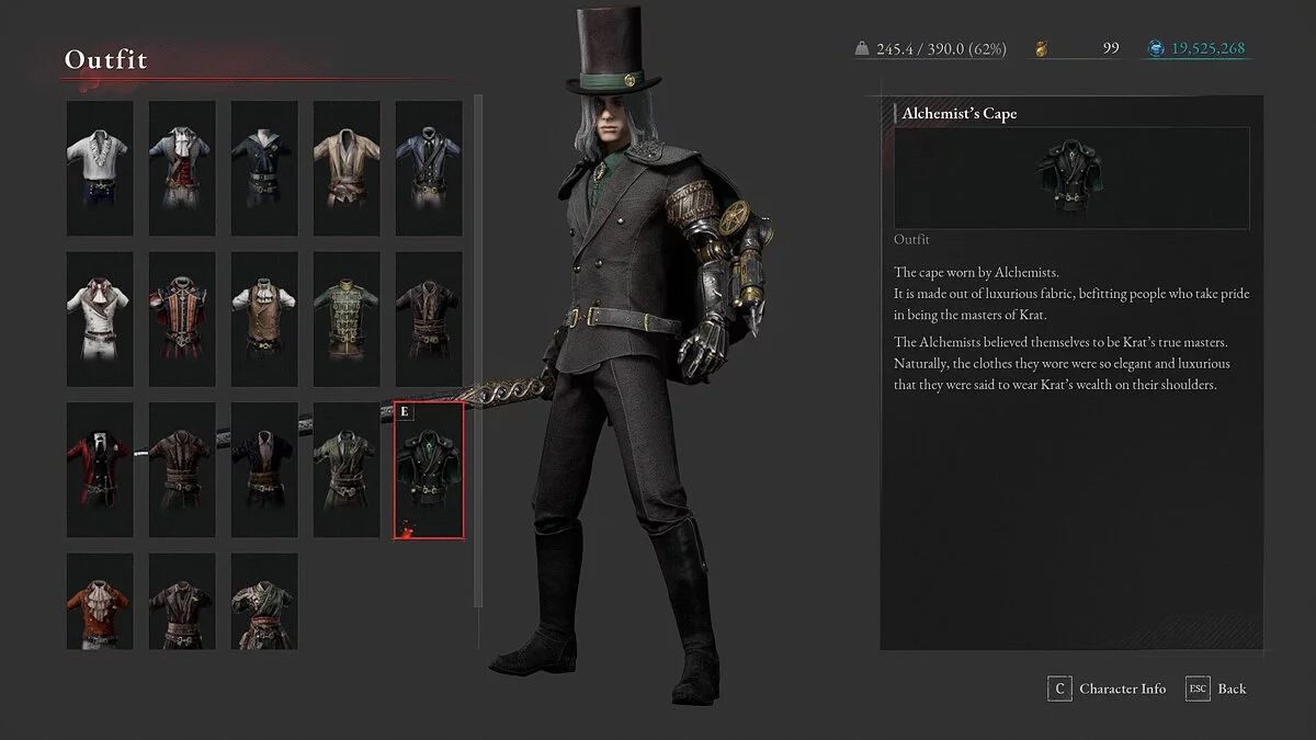 Lies of P — Усе зброя та костюми