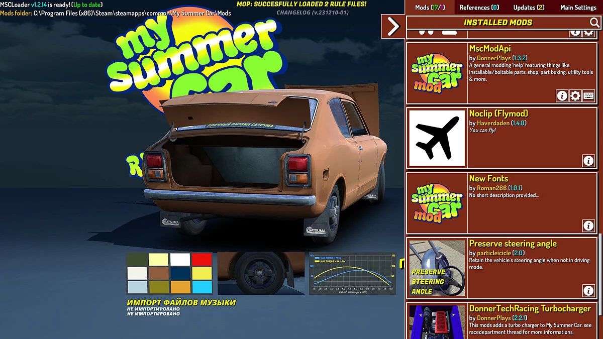 My Summer Car — Satsuma Toplama İçin Her Şey, Ana Hikaye Değiştirilmedi