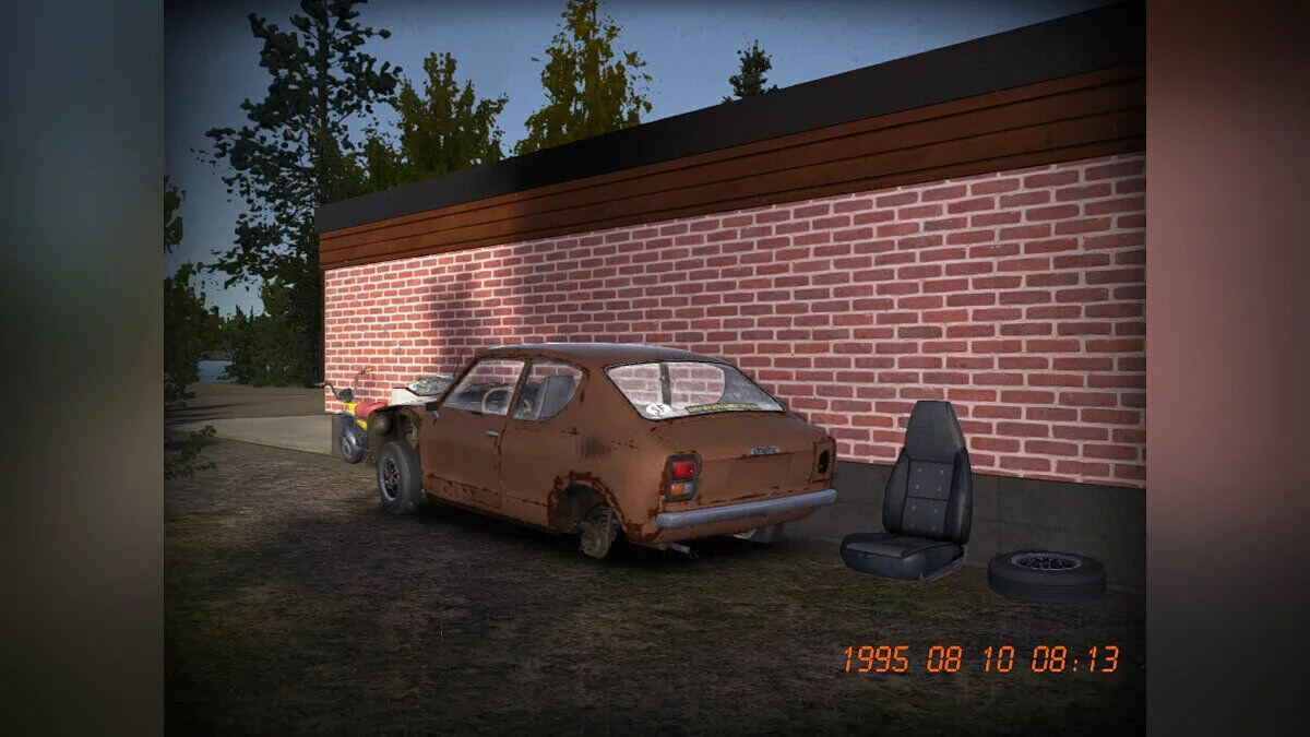 My Summer Car — Datsun 100a abandonado