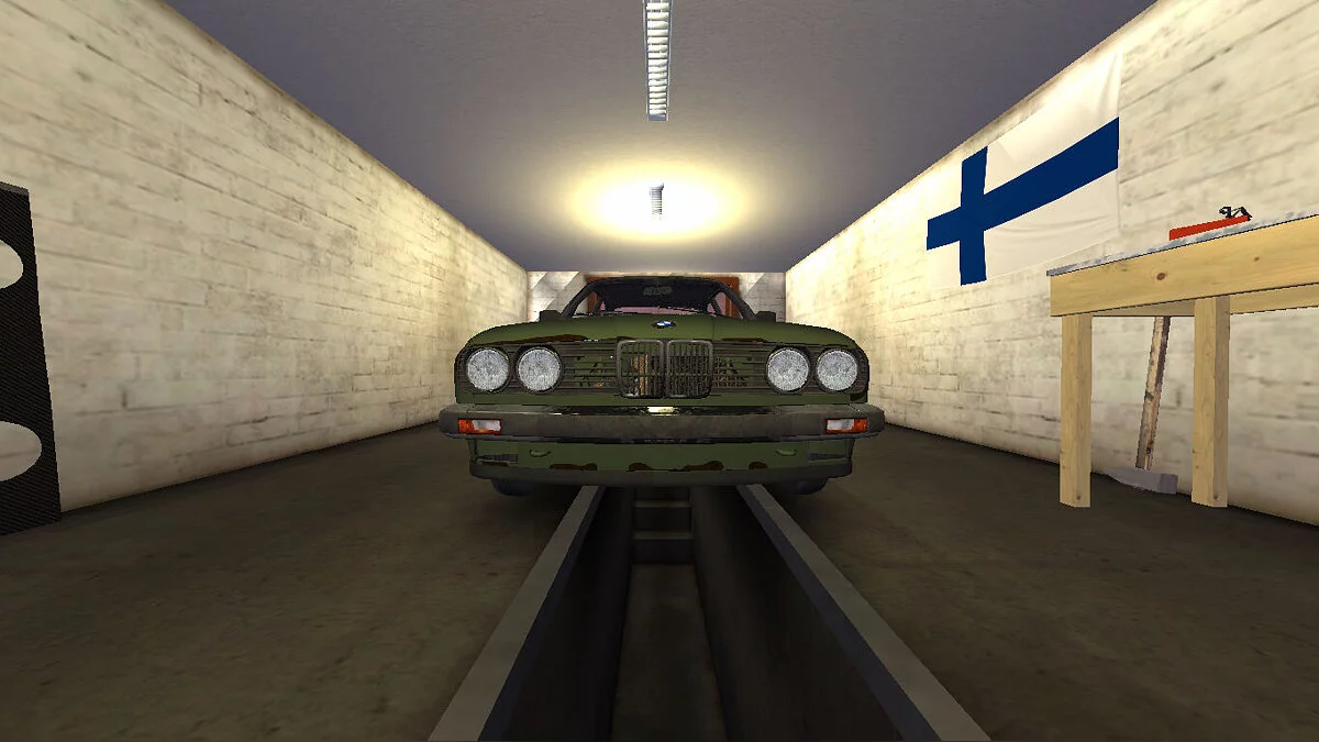 My Summer Car — Зелёная BMW E30
