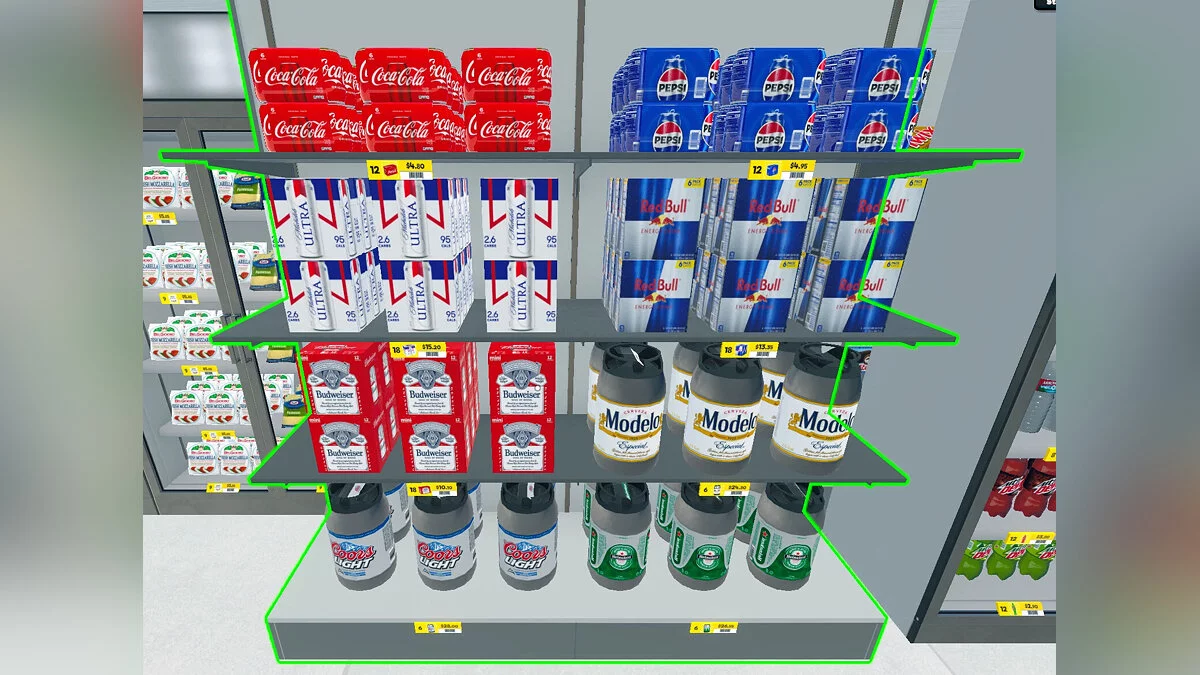 Supermarket Simulator — 65 Amerikan Ürünü