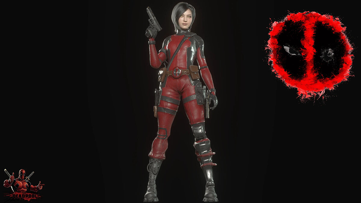 Resident Evil 4 Remake: Separate Ways — Ada in Deadpool costume