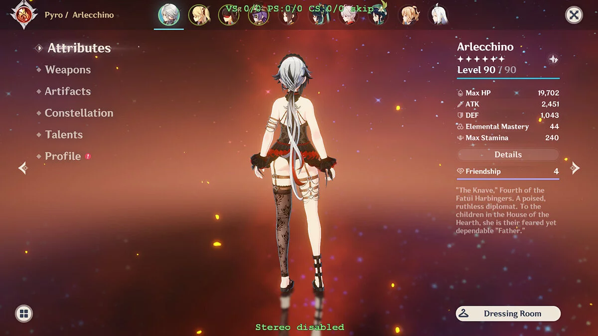 Genshin Impact — Aşırı Kıskançlık Kostümüyle Arlekin