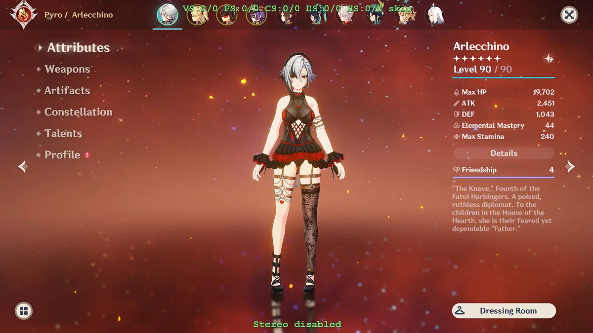 Genshin Impact — Aşırı Kıskançlık Kostümüyle Arlekin