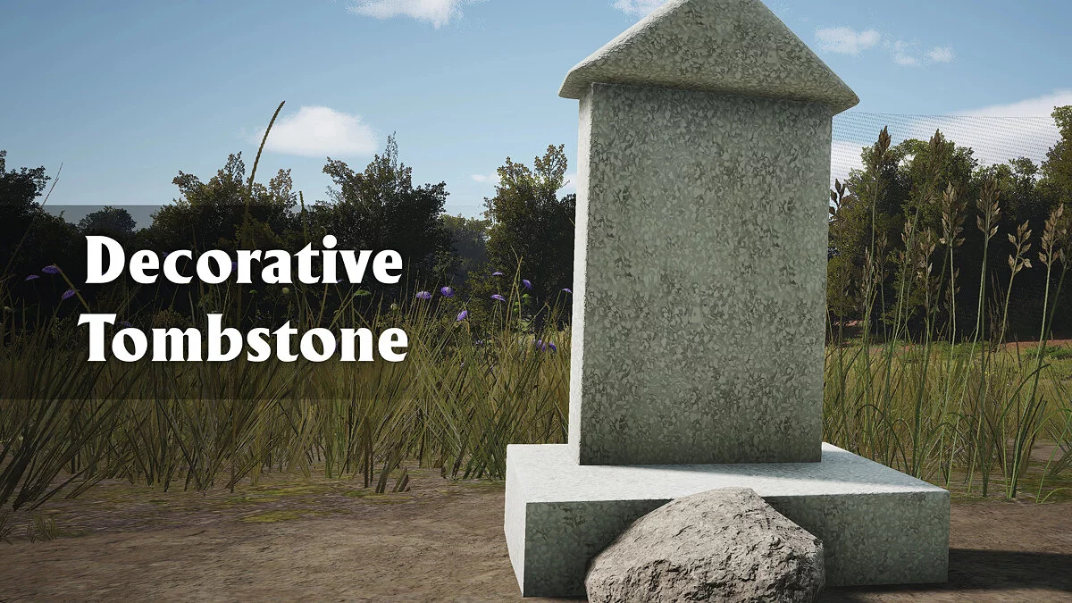 Manor Lords — Decorative headstone