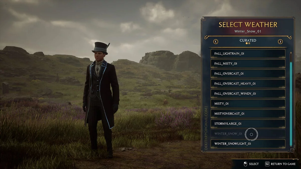Hogwarts Legacy — Hava Durumu Değişikliği