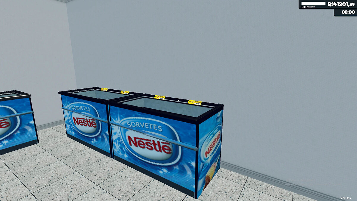 Supermarket Simulator — Nestle freezer