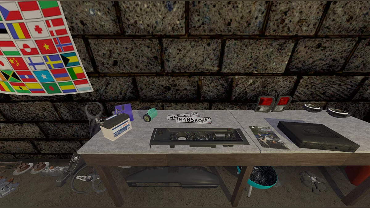 My Summer Car — Motor toplandı ve ayarlandı, bolca yiyecek, ev düzenli