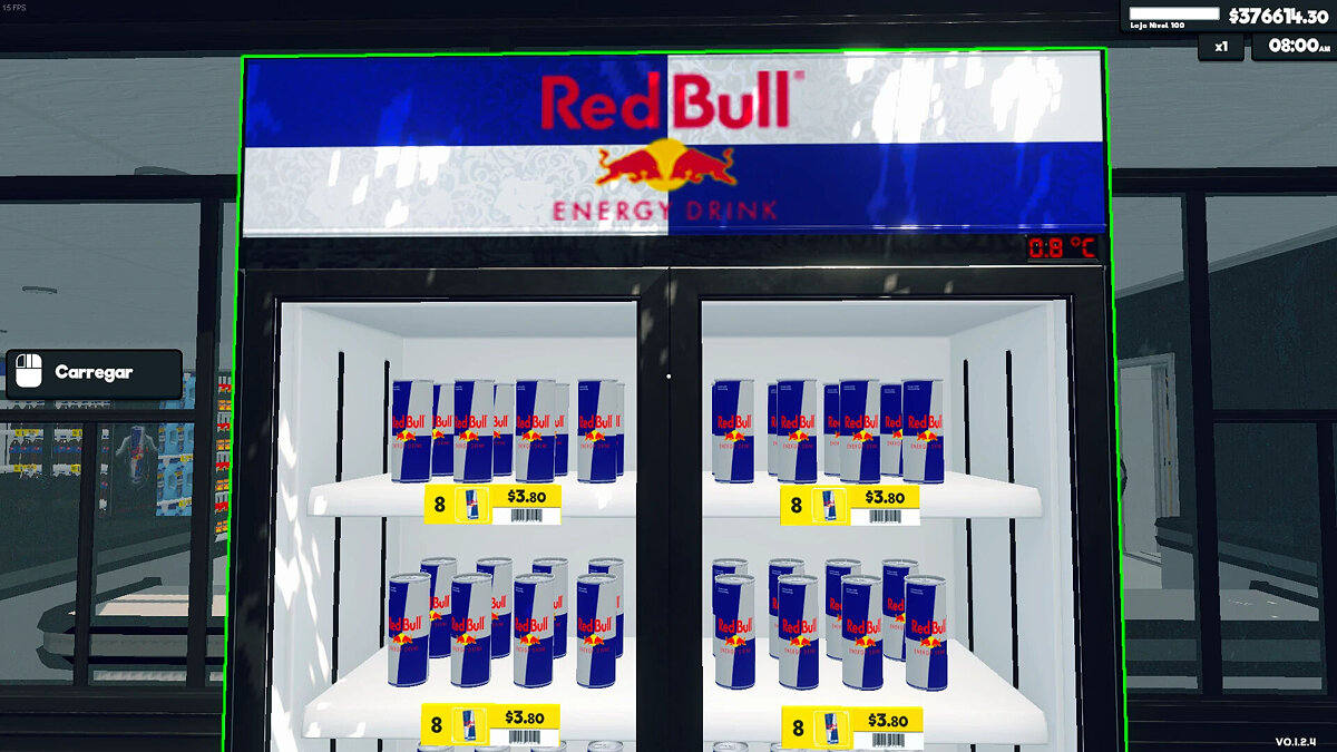 Supermarket Simulator — Red Bull drink