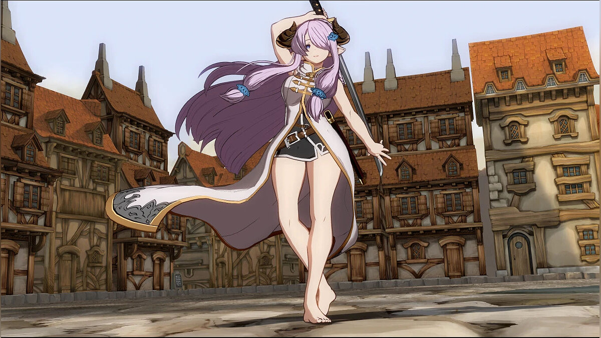 Granblue Fantasy Versus: Rising — Narmaya with bare arms and legs