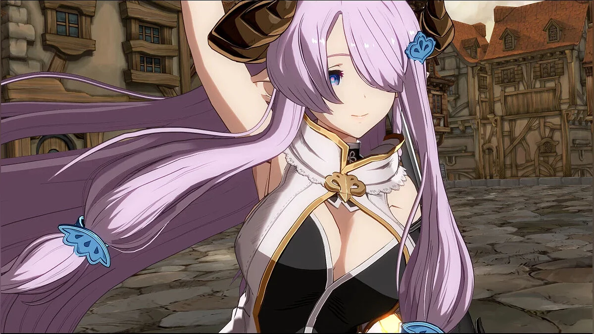 Granblue Fantasy Versus: Rising — Narmaya in open cloak