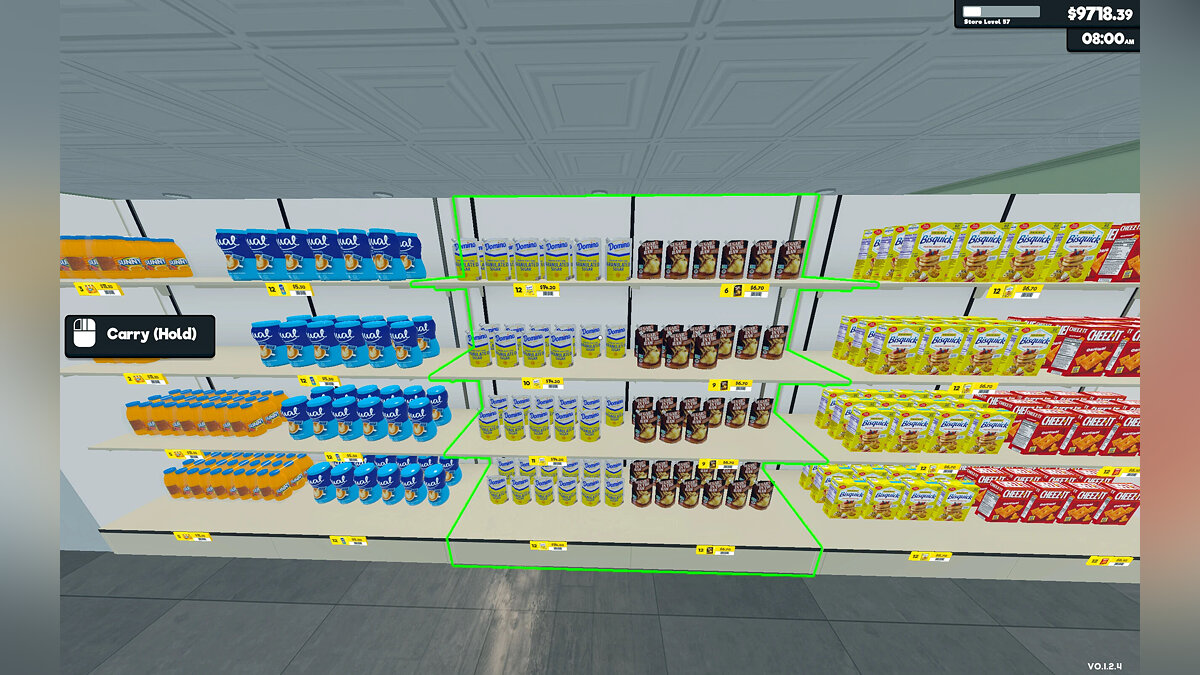 Supermarket Simulator — New floors and ceiling