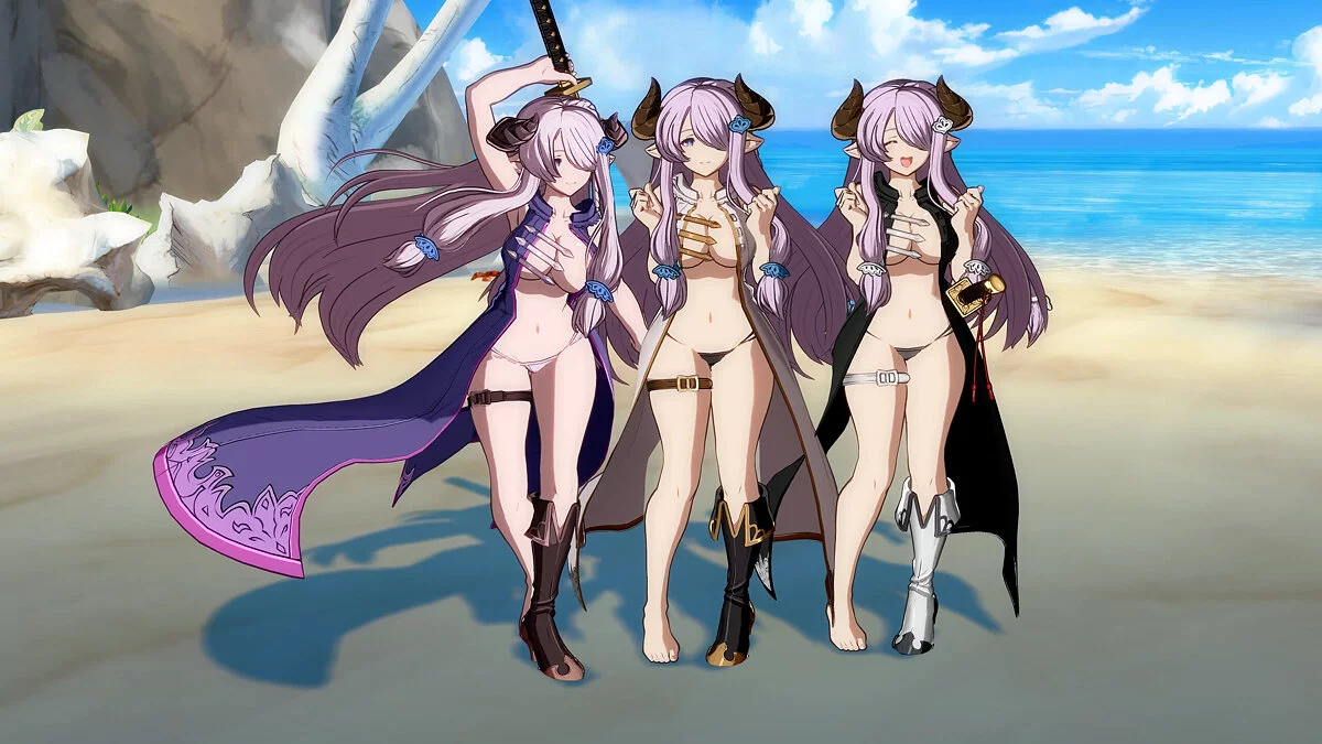 Granblue Fantasy Versus: Rising — Полуголая Нармайя
