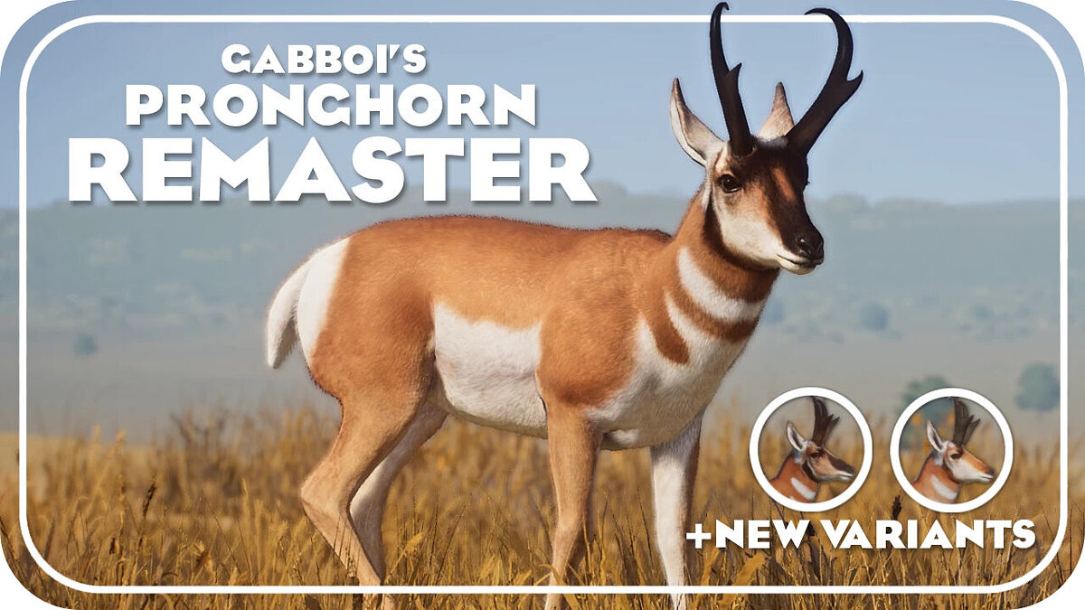 Planet Zoo — Pronghorn antelope remaster