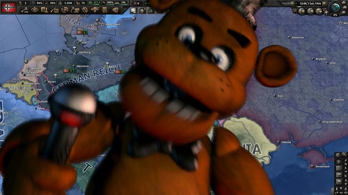 Hearts of Iron 4 — Five Nights at Hearts Tarzında Korkutucu Anlar