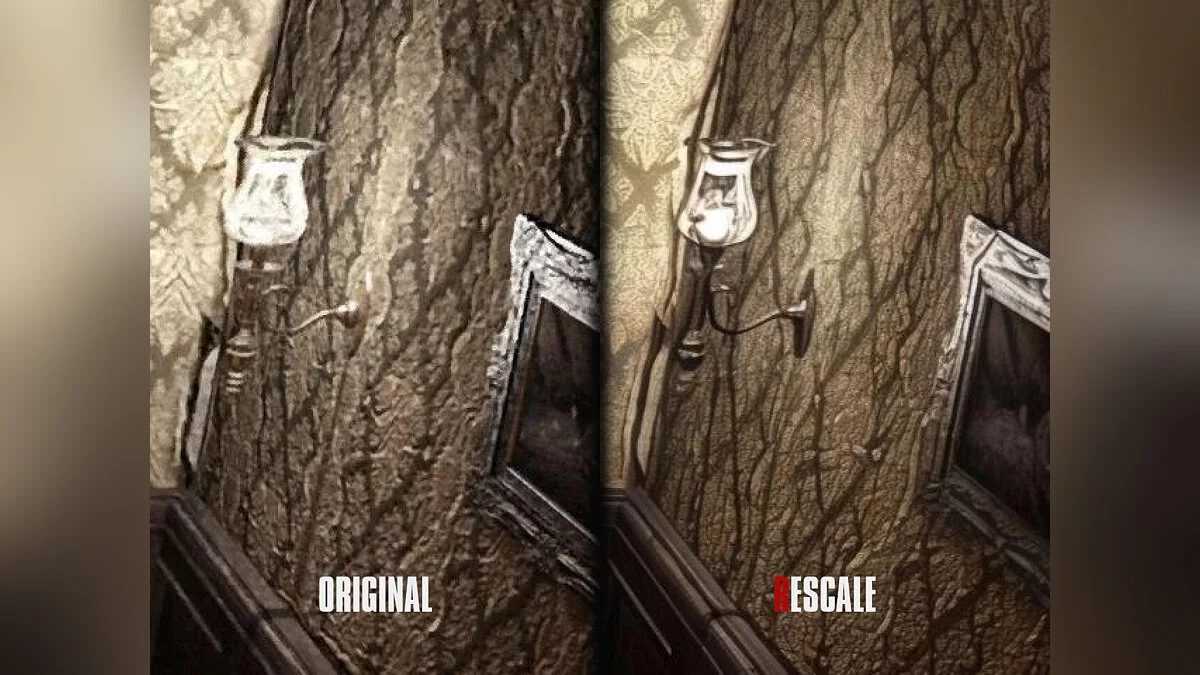 Resident Evil HD Remaster — Улучшение текстур фоновых объектов