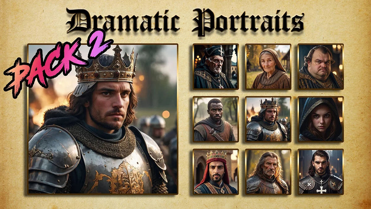 Manor Lords — Geliştirilmiş Lord Portreleri