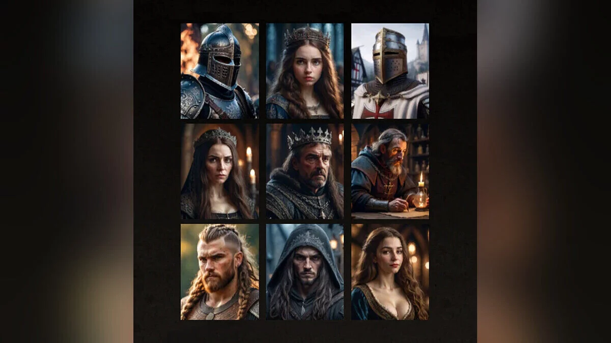 Manor Lords — Geliştirilmiş Lord Portreleri