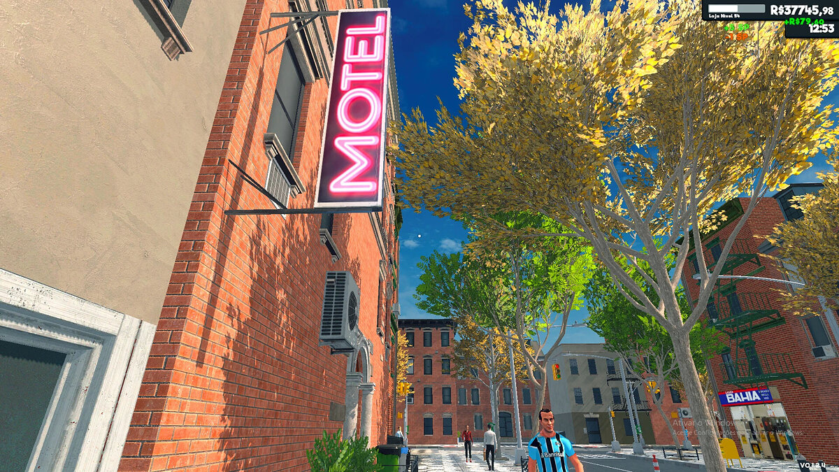 Supermarket Simulator — Motel sign