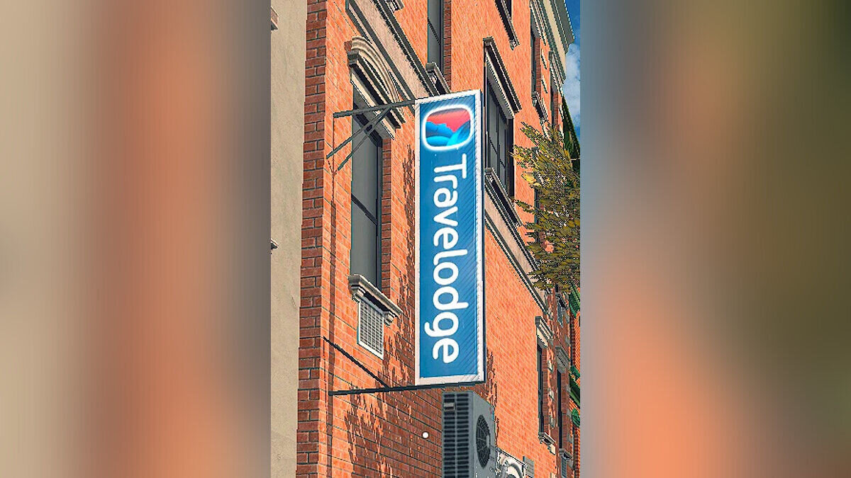 Supermarket Simulator — Travelodge Hotel sign