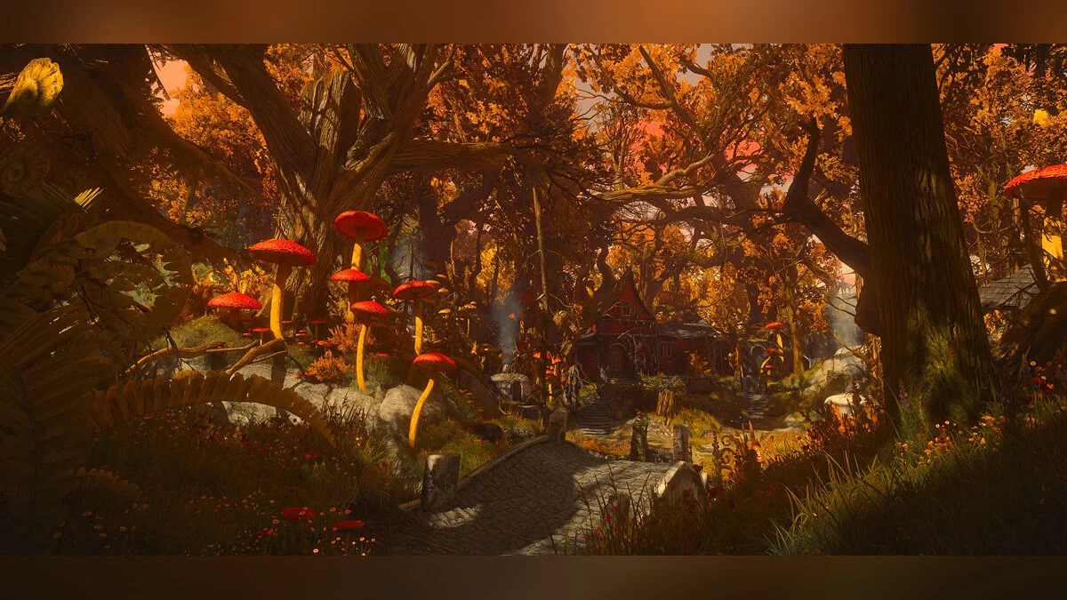 The Witcher 3: Wild Hunt - Complete Edition — Золотистая атмосфера квеста «За холмом и долом»
