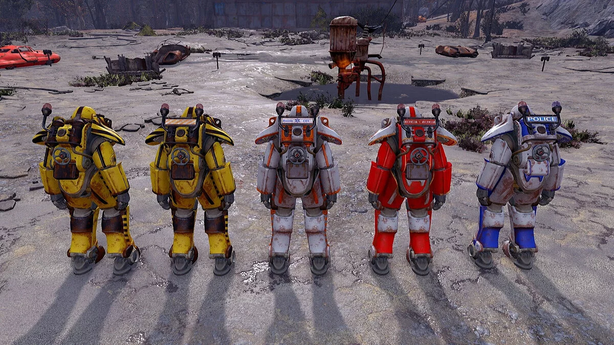 Fallout 4 — Kötü Çocuklar. Kamu Görevlisi Güç Zırhı — Acil Servis Güç Zırhı