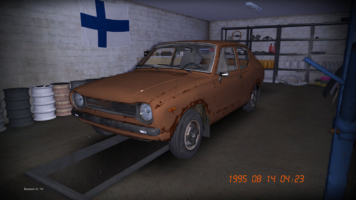 My Summer Car — Satsuma stock, 500 thousand on balance, almost all tuning purchased