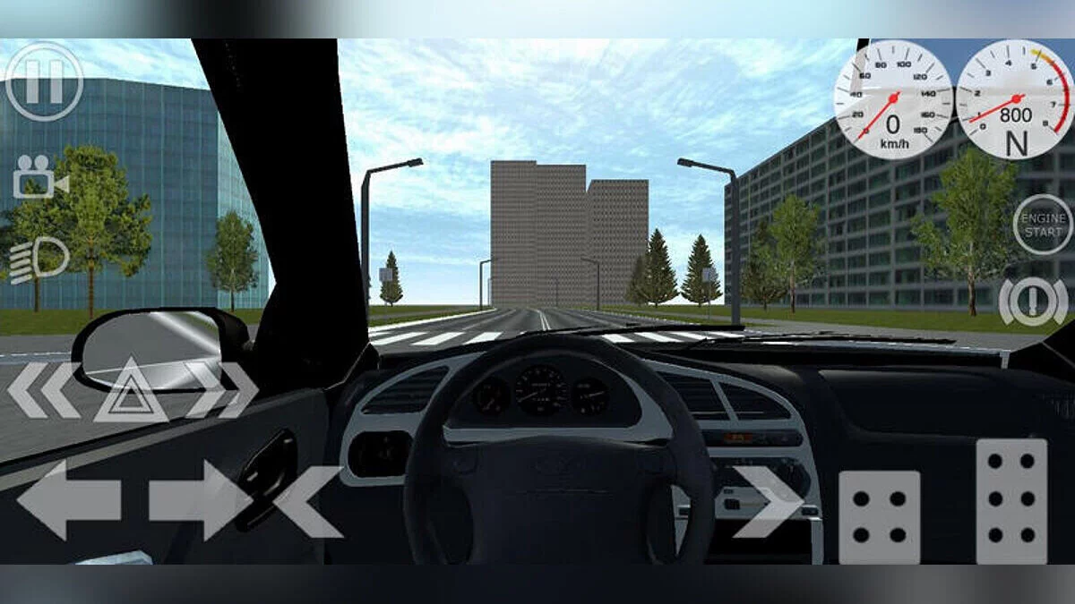 Simple Car Crash Physics Sim — Daewoo Lanos