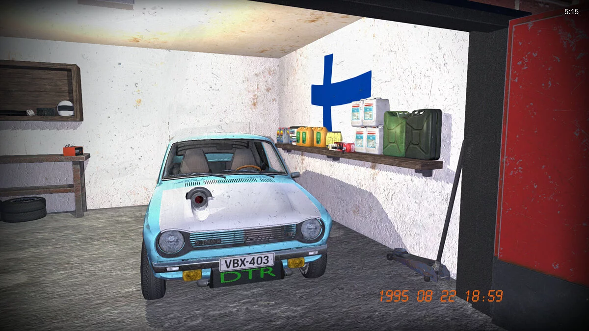 My Summer Car — Home, beer, energy drinks, turbocharger, Honda NSR 50 motorcycle