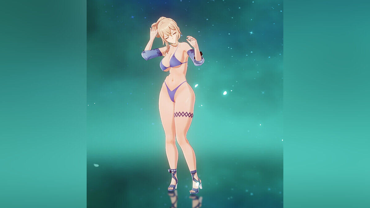 Genshin Impact — Genie in a swimsuit