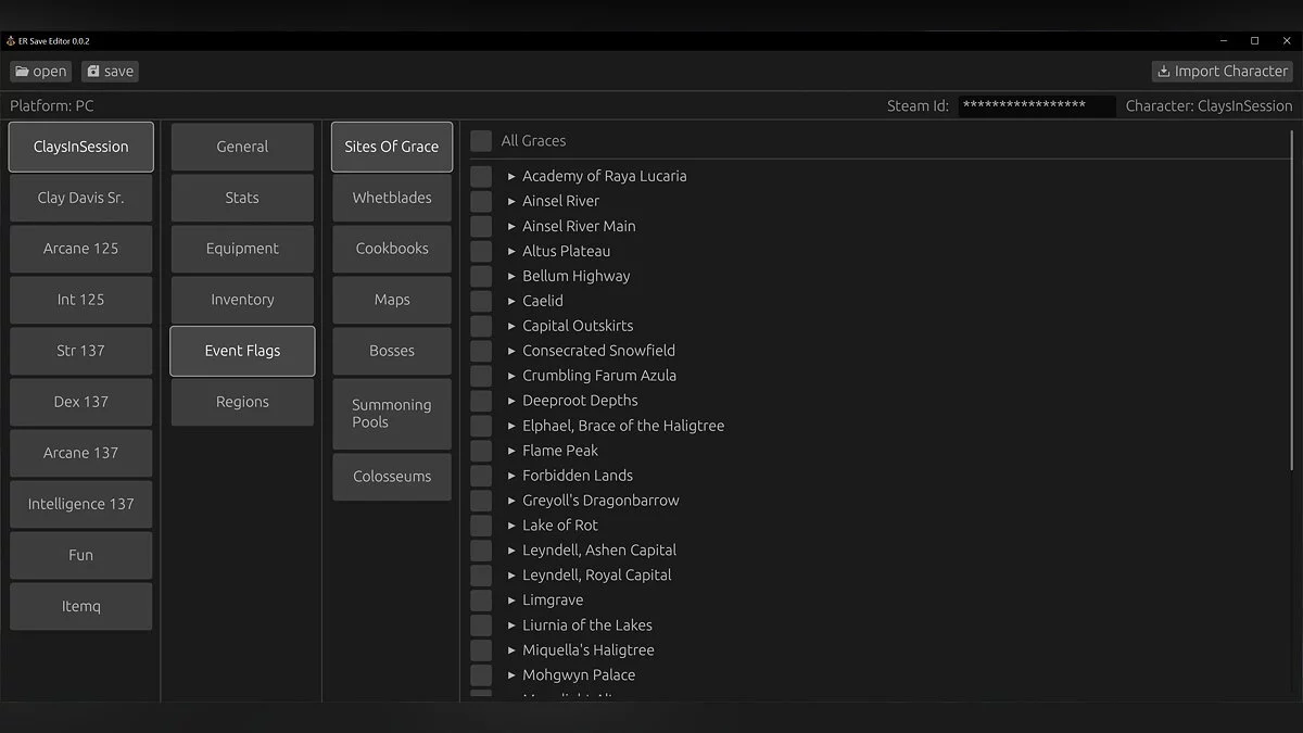 Elden Ring — ER Save Editor [0.0.21] — Редактор сохранений