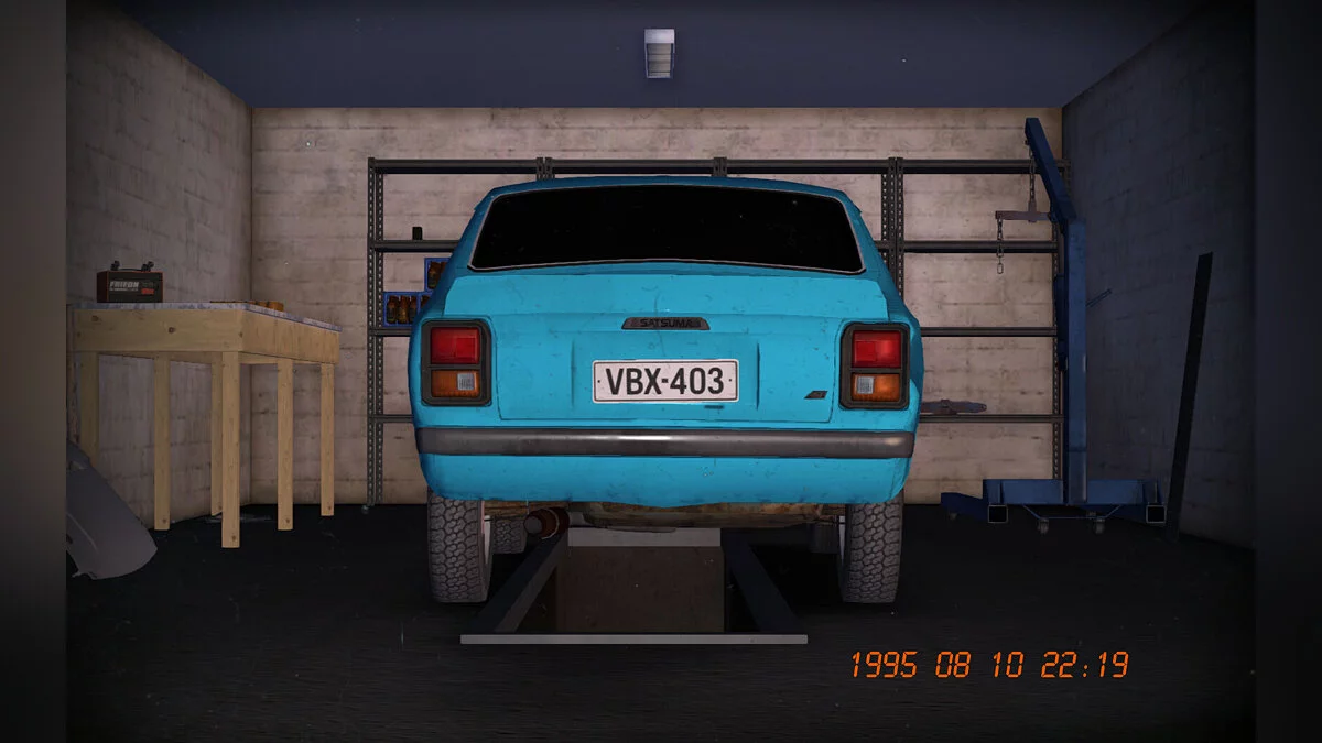 My Summer Car — Blue Satsuma, todos los autos disponibles, mucha comida.