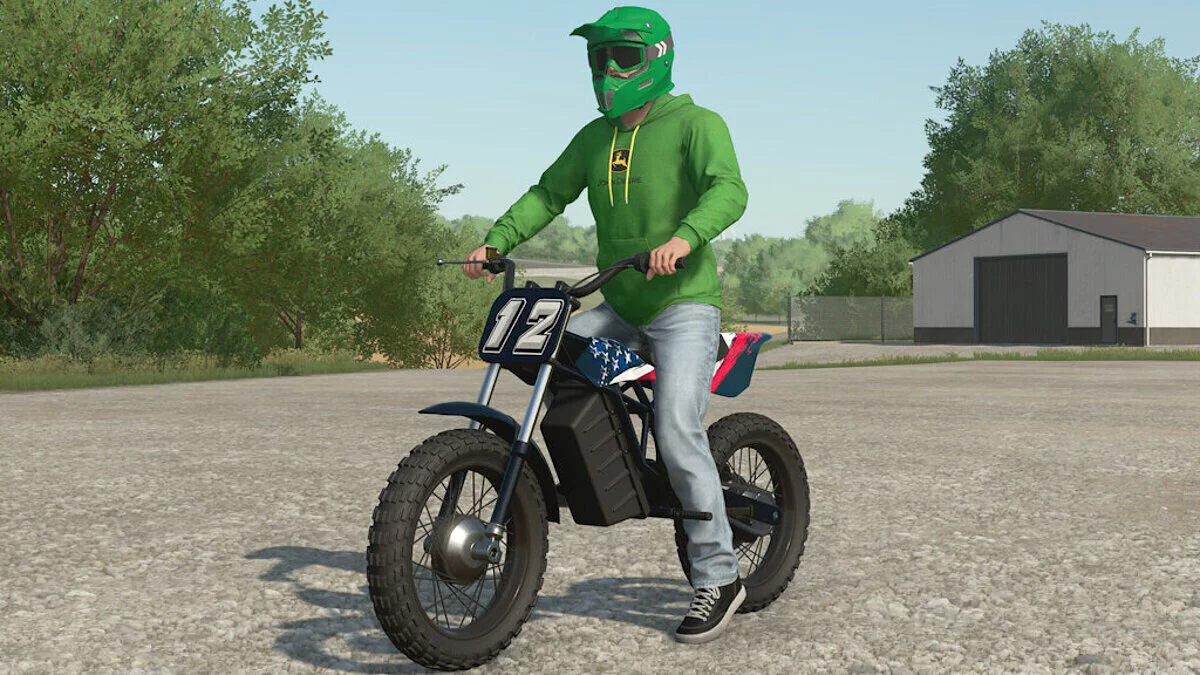 Farming Simulator 22 — motocicleta electrica